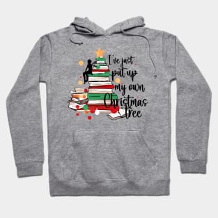 Bookish Christmas Tree design Hoodie